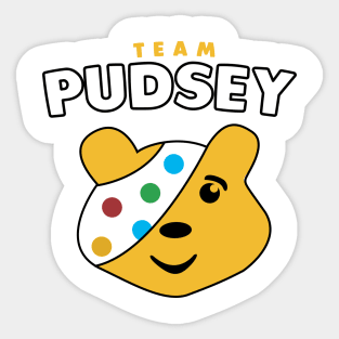 Team Pudsey Bear Sticker